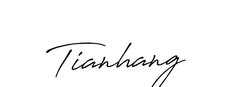 Make a beautiful signature design for name Tianhang. Use this online signature maker to create a handwritten signature for free. Tianhang signature style 7 images and pictures png