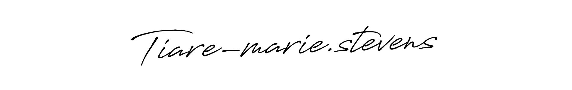Make a beautiful signature design for name Tiare-marie.stevens. With this signature (Antro_Vectra_Bolder) style, you can create a handwritten signature for free. Tiare-marie.stevens signature style 7 images and pictures png