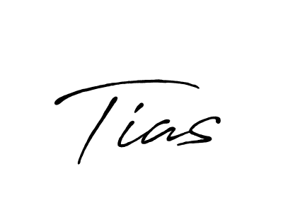 You should practise on your own different ways (Antro_Vectra_Bolder) to write your name (Tias) in signature. don't let someone else do it for you. Tias signature style 7 images and pictures png