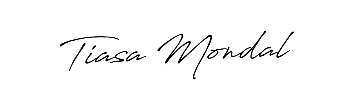 Design your own signature with our free online signature maker. With this signature software, you can create a handwritten (Antro_Vectra_Bolder) signature for name Tiasa Mondal. Tiasa Mondal signature style 7 images and pictures png