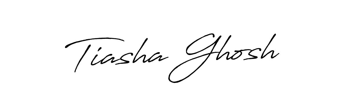 Tiasha Ghosh stylish signature style. Best Handwritten Sign (Antro_Vectra_Bolder) for my name. Handwritten Signature Collection Ideas for my name Tiasha Ghosh. Tiasha Ghosh signature style 7 images and pictures png