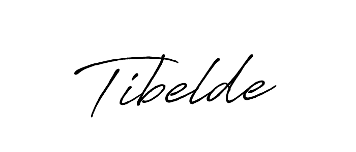 Antro_Vectra_Bolder is a professional signature style that is perfect for those who want to add a touch of class to their signature. It is also a great choice for those who want to make their signature more unique. Get Tibelde name to fancy signature for free. Tibelde signature style 7 images and pictures png