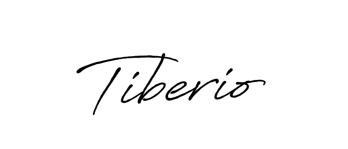 Design your own signature with our free online signature maker. With this signature software, you can create a handwritten (Antro_Vectra_Bolder) signature for name Tiberio. Tiberio signature style 7 images and pictures png