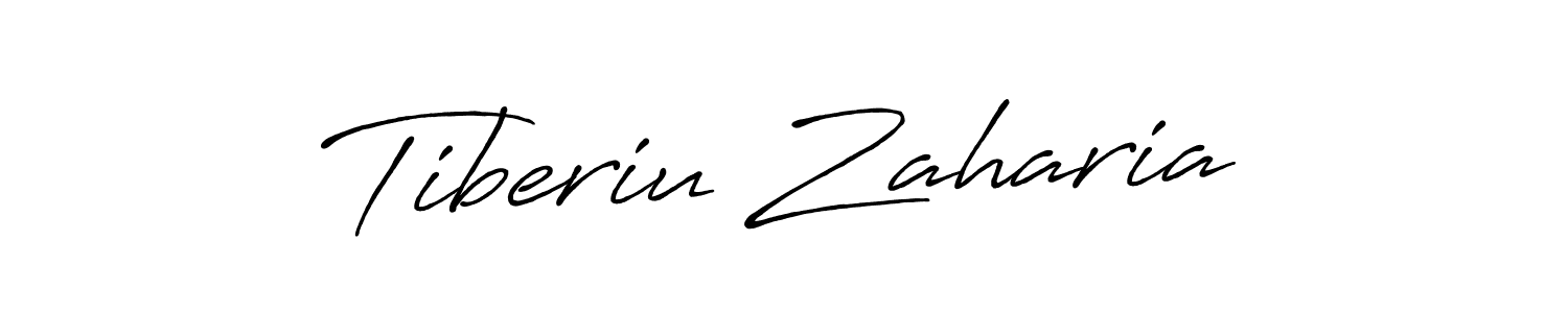 Make a beautiful signature design for name Tiberiu Zaharia. Use this online signature maker to create a handwritten signature for free. Tiberiu Zaharia signature style 7 images and pictures png