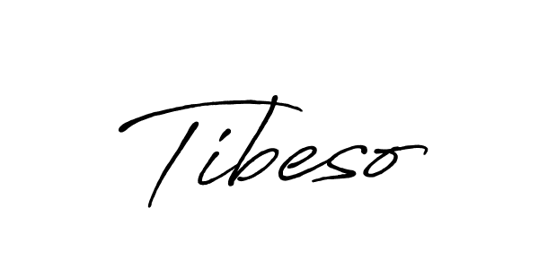 Make a beautiful signature design for name Tibeso. With this signature (Antro_Vectra_Bolder) style, you can create a handwritten signature for free. Tibeso signature style 7 images and pictures png