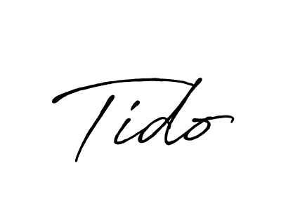 Also You can easily find your signature by using the search form. We will create Tido name handwritten signature images for you free of cost using Antro_Vectra_Bolder sign style. Tido signature style 7 images and pictures png