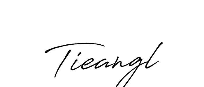 Design your own signature with our free online signature maker. With this signature software, you can create a handwritten (Antro_Vectra_Bolder) signature for name Tieangl. Tieangl signature style 7 images and pictures png
