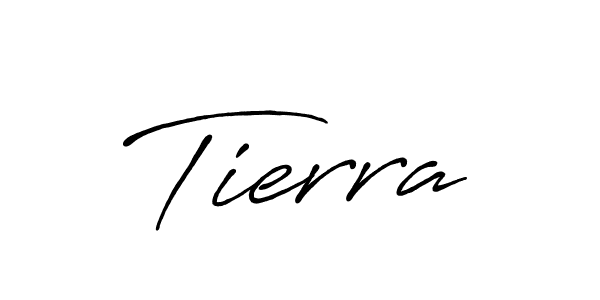 Use a signature maker to create a handwritten signature online. With this signature software, you can design (Antro_Vectra_Bolder) your own signature for name Tierra. Tierra signature style 7 images and pictures png