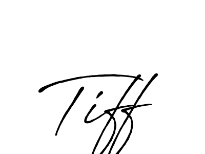 Also we have Tiff name is the best signature style. Create professional handwritten signature collection using Antro_Vectra_Bolder autograph style. Tiff signature style 7 images and pictures png