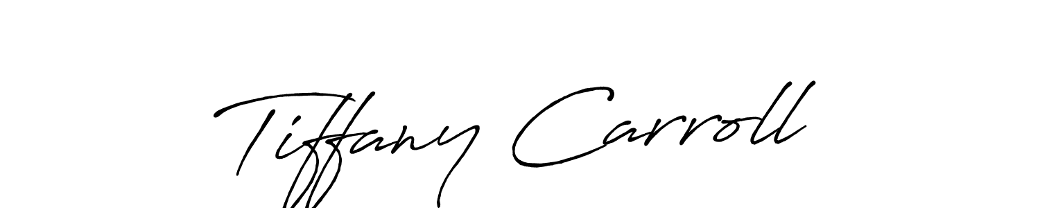 Make a beautiful signature design for name Tiffany Carroll. Use this online signature maker to create a handwritten signature for free. Tiffany Carroll signature style 7 images and pictures png