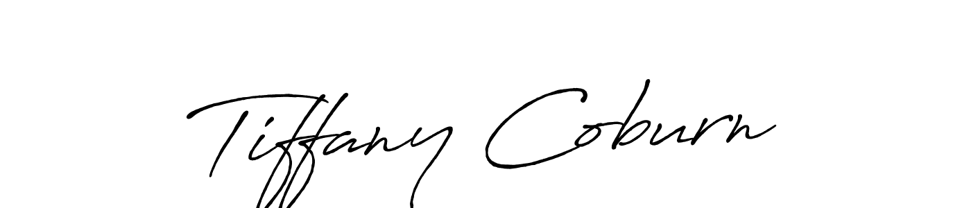 Similarly Antro_Vectra_Bolder is the best handwritten signature design. Signature creator online .You can use it as an online autograph creator for name Tiffany Coburn. Tiffany Coburn signature style 7 images and pictures png