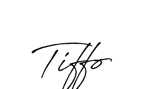 How to make Tiffo name signature. Use Antro_Vectra_Bolder style for creating short signs online. This is the latest handwritten sign. Tiffo signature style 7 images and pictures png