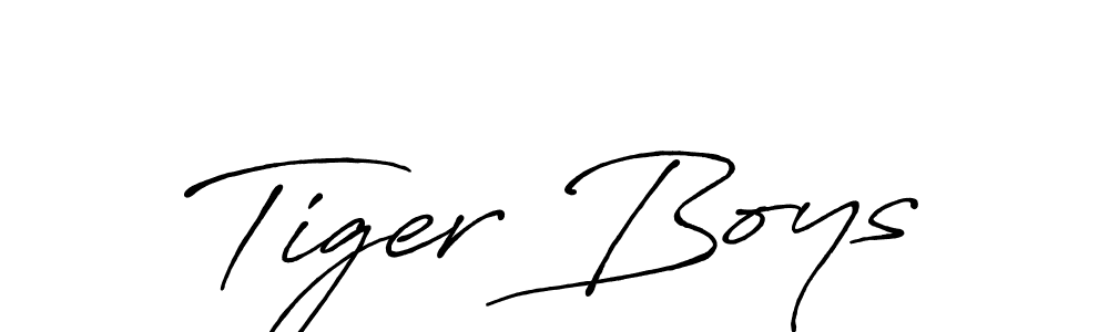 Once you've used our free online signature maker to create your best signature Antro_Vectra_Bolder style, it's time to enjoy all of the benefits that Tiger Boys name signing documents. Tiger Boys signature style 7 images and pictures png