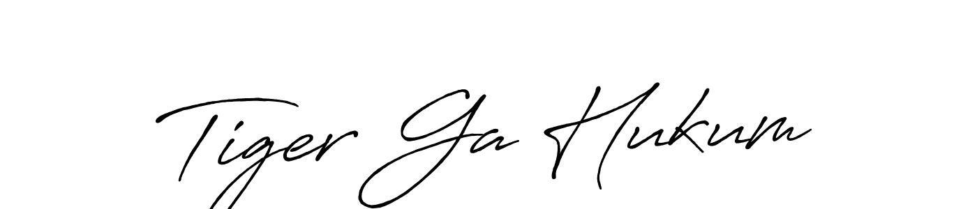 if you are searching for the best signature style for your name Tiger Ga Hukum. so please give up your signature search. here we have designed multiple signature styles  using Antro_Vectra_Bolder. Tiger Ga Hukum signature style 7 images and pictures png