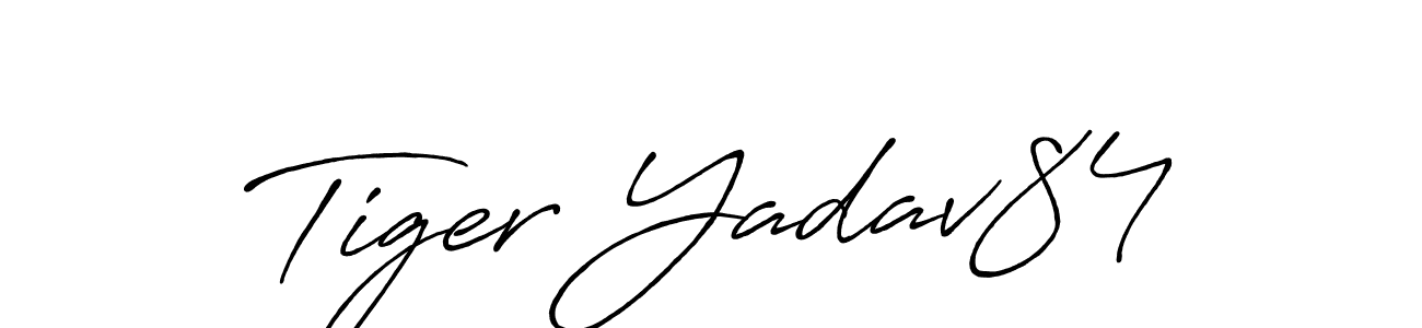 Antro_Vectra_Bolder is a professional signature style that is perfect for those who want to add a touch of class to their signature. It is also a great choice for those who want to make their signature more unique. Get Tiger Yadav84 name to fancy signature for free. Tiger Yadav84 signature style 7 images and pictures png