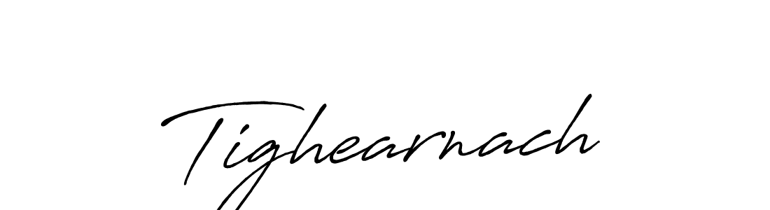 Design your own signature with our free online signature maker. With this signature software, you can create a handwritten (Antro_Vectra_Bolder) signature for name Tighearnach. Tighearnach signature style 7 images and pictures png