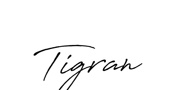 How to make Tigran name signature. Use Antro_Vectra_Bolder style for creating short signs online. This is the latest handwritten sign. Tigran signature style 7 images and pictures png