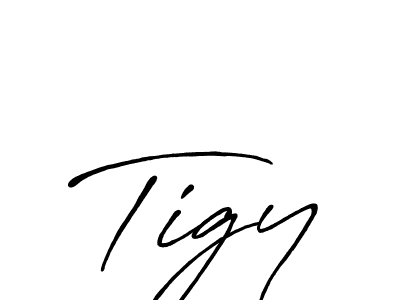 Design your own signature with our free online signature maker. With this signature software, you can create a handwritten (Antro_Vectra_Bolder) signature for name Tigy. Tigy signature style 7 images and pictures png