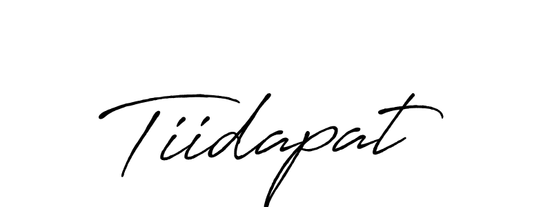 How to make Tiidapat name signature. Use Antro_Vectra_Bolder style for creating short signs online. This is the latest handwritten sign. Tiidapat signature style 7 images and pictures png