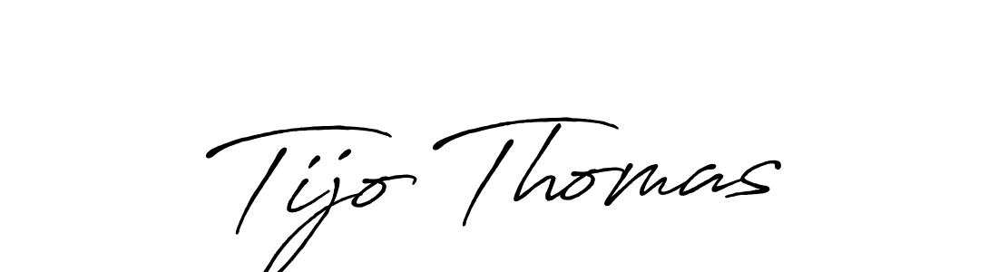 Use a signature maker to create a handwritten signature online. With this signature software, you can design (Antro_Vectra_Bolder) your own signature for name Tijo Thomas. Tijo Thomas signature style 7 images and pictures png