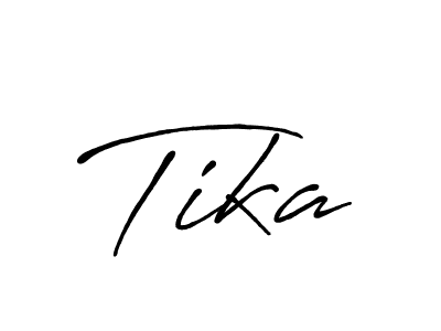 You should practise on your own different ways (Antro_Vectra_Bolder) to write your name (Tika) in signature. don't let someone else do it for you. Tika signature style 7 images and pictures png