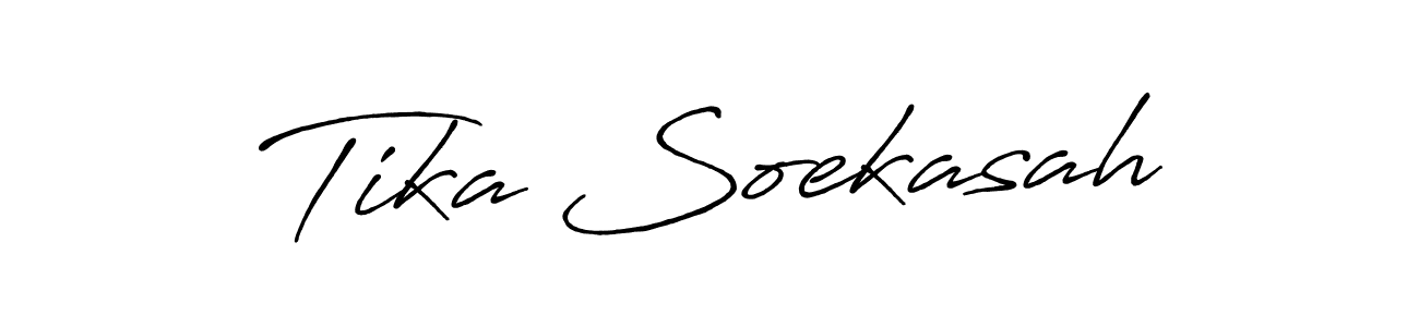 Make a beautiful signature design for name Tika Soekasah. Use this online signature maker to create a handwritten signature for free. Tika Soekasah signature style 7 images and pictures png