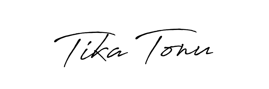 Make a beautiful signature design for name Tika Tonu. Use this online signature maker to create a handwritten signature for free. Tika Tonu signature style 7 images and pictures png