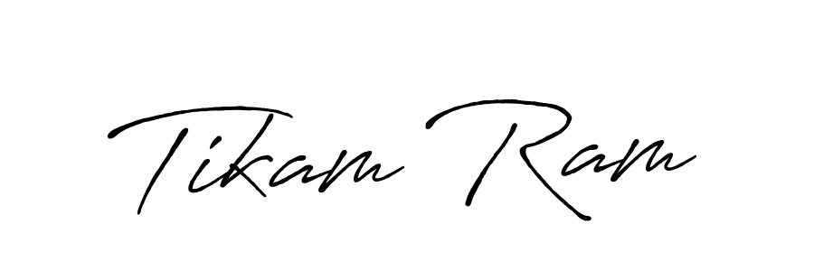 Design your own signature with our free online signature maker. With this signature software, you can create a handwritten (Antro_Vectra_Bolder) signature for name Tikam Ram. Tikam Ram signature style 7 images and pictures png