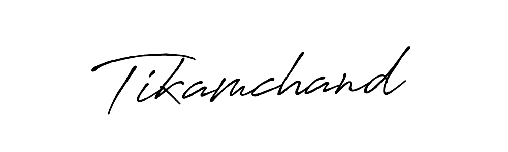 The best way (Antro_Vectra_Bolder) to make a short signature is to pick only two or three words in your name. The name Tikamchand include a total of six letters. For converting this name. Tikamchand signature style 7 images and pictures png