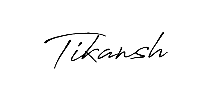 Also You can easily find your signature by using the search form. We will create Tikansh name handwritten signature images for you free of cost using Antro_Vectra_Bolder sign style. Tikansh signature style 7 images and pictures png
