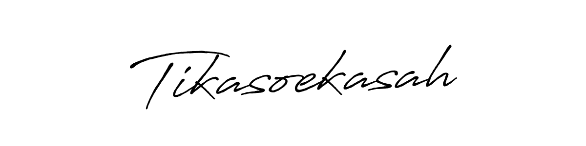 Once you've used our free online signature maker to create your best signature Antro_Vectra_Bolder style, it's time to enjoy all of the benefits that Tikasoekasah name signing documents. Tikasoekasah signature style 7 images and pictures png