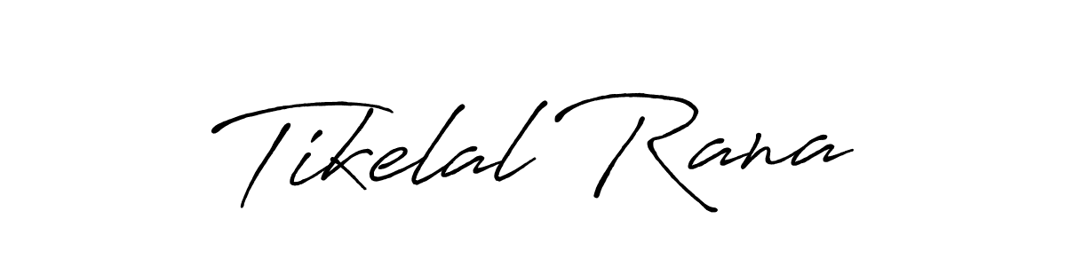 Design your own signature with our free online signature maker. With this signature software, you can create a handwritten (Antro_Vectra_Bolder) signature for name Tikelal Rana. Tikelal Rana signature style 7 images and pictures png