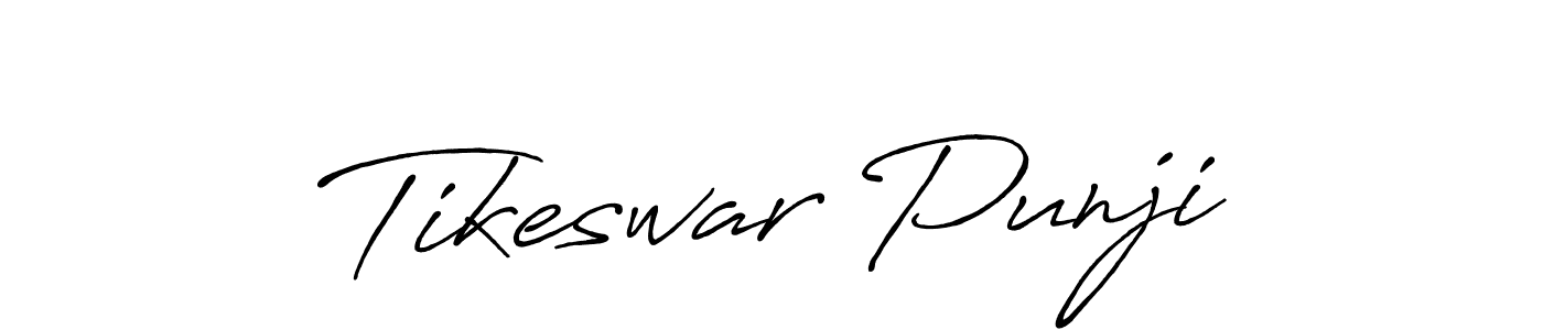 Also You can easily find your signature by using the search form. We will create Tikeswar Punji name handwritten signature images for you free of cost using Antro_Vectra_Bolder sign style. Tikeswar Punji signature style 7 images and pictures png