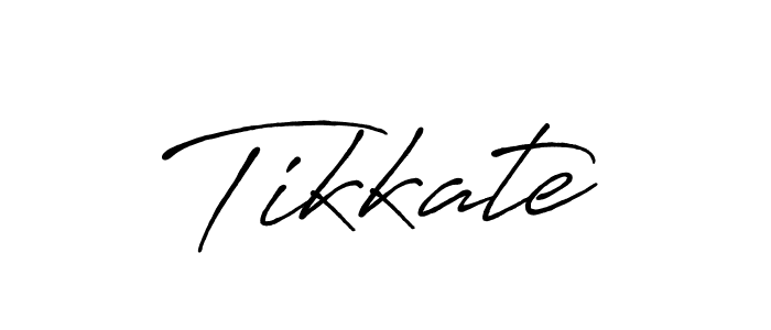 Tikkate stylish signature style. Best Handwritten Sign (Antro_Vectra_Bolder) for my name. Handwritten Signature Collection Ideas for my name Tikkate. Tikkate signature style 7 images and pictures png