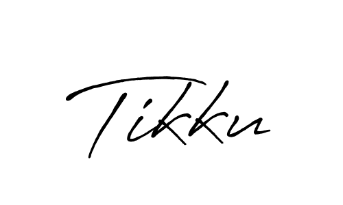 Design your own signature with our free online signature maker. With this signature software, you can create a handwritten (Antro_Vectra_Bolder) signature for name Tikku. Tikku signature style 7 images and pictures png