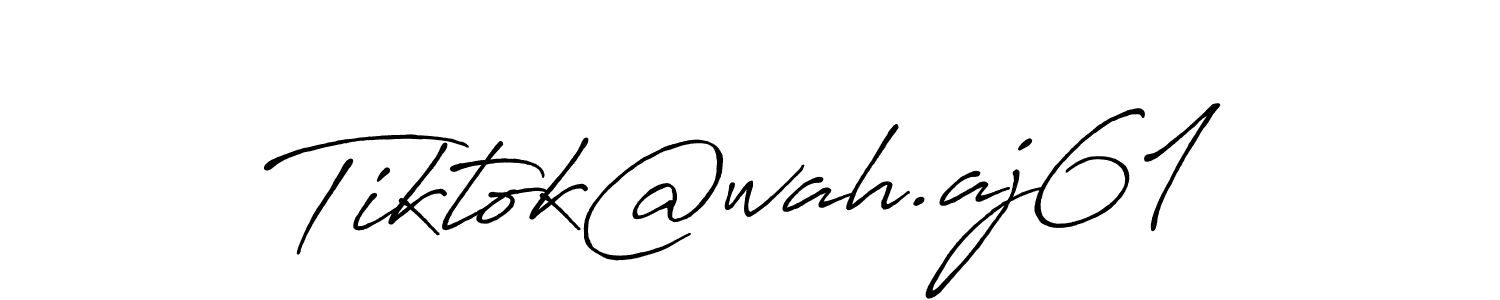 Design your own signature with our free online signature maker. With this signature software, you can create a handwritten (Antro_Vectra_Bolder) signature for name Tiktok@wah.aj61. Tiktok@wah.aj61 signature style 7 images and pictures png