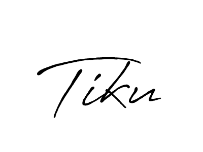 Create a beautiful signature design for name Tiku. With this signature (Antro_Vectra_Bolder) fonts, you can make a handwritten signature for free. Tiku signature style 7 images and pictures png