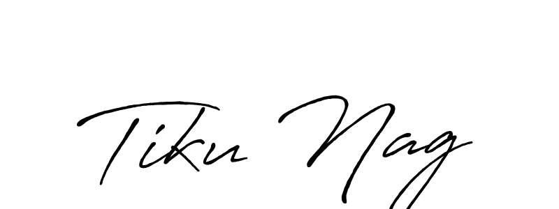 Tiku Nag stylish signature style. Best Handwritten Sign (Antro_Vectra_Bolder) for my name. Handwritten Signature Collection Ideas for my name Tiku Nag. Tiku Nag signature style 7 images and pictures png