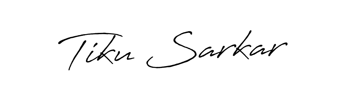 Design your own signature with our free online signature maker. With this signature software, you can create a handwritten (Antro_Vectra_Bolder) signature for name Tiku Sarkar. Tiku Sarkar signature style 7 images and pictures png