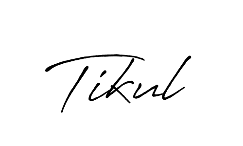 Also You can easily find your signature by using the search form. We will create Tikul name handwritten signature images for you free of cost using Antro_Vectra_Bolder sign style. Tikul signature style 7 images and pictures png