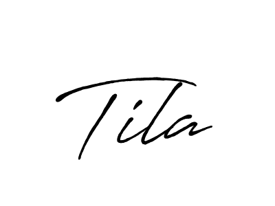 The best way (Antro_Vectra_Bolder) to make a short signature is to pick only two or three words in your name. The name Tila include a total of six letters. For converting this name. Tila signature style 7 images and pictures png