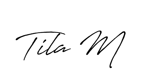 How to Draw Tila M signature style? Antro_Vectra_Bolder is a latest design signature styles for name Tila M. Tila M signature style 7 images and pictures png