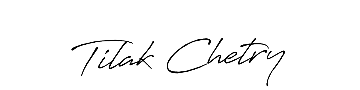 This is the best signature style for the Tilak Chetry name. Also you like these signature font (Antro_Vectra_Bolder). Mix name signature. Tilak Chetry signature style 7 images and pictures png