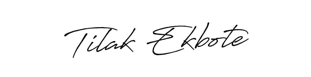 Make a beautiful signature design for name Tilak Ekbote. Use this online signature maker to create a handwritten signature for free. Tilak Ekbote signature style 7 images and pictures png