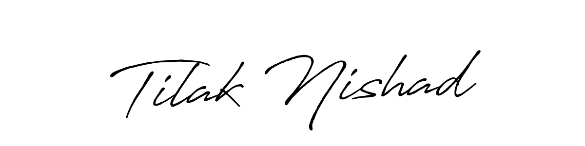 Make a beautiful signature design for name Tilak Nishad. Use this online signature maker to create a handwritten signature for free. Tilak Nishad signature style 7 images and pictures png