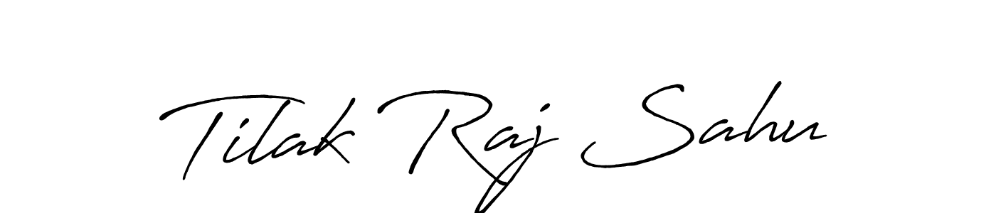 This is the best signature style for the Tilak Raj Sahu name. Also you like these signature font (Antro_Vectra_Bolder). Mix name signature. Tilak Raj Sahu signature style 7 images and pictures png