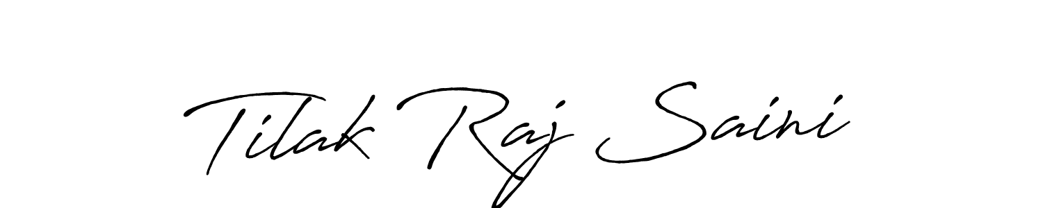 Also You can easily find your signature by using the search form. We will create Tilak Raj Saini name handwritten signature images for you free of cost using Antro_Vectra_Bolder sign style. Tilak Raj Saini signature style 7 images and pictures png