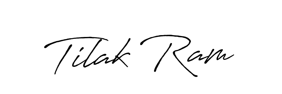 Make a beautiful signature design for name Tilak Ram. With this signature (Antro_Vectra_Bolder) style, you can create a handwritten signature for free. Tilak Ram signature style 7 images and pictures png