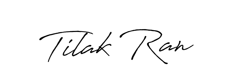 Make a beautiful signature design for name Tilak Ran. Use this online signature maker to create a handwritten signature for free. Tilak Ran signature style 7 images and pictures png