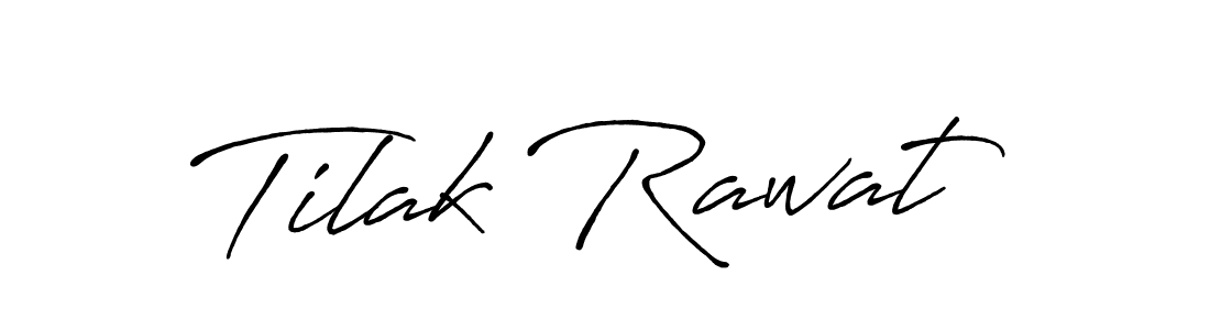 Similarly Antro_Vectra_Bolder is the best handwritten signature design. Signature creator online .You can use it as an online autograph creator for name Tilak Rawat. Tilak Rawat signature style 7 images and pictures png